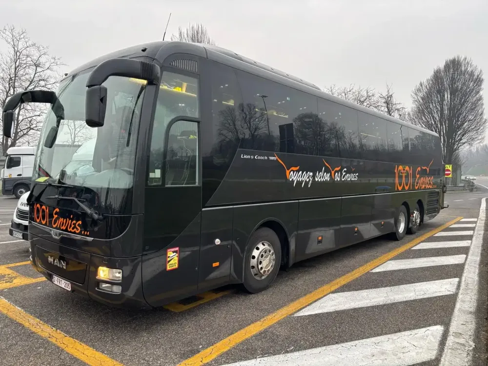 Voyage en bus près de Mons