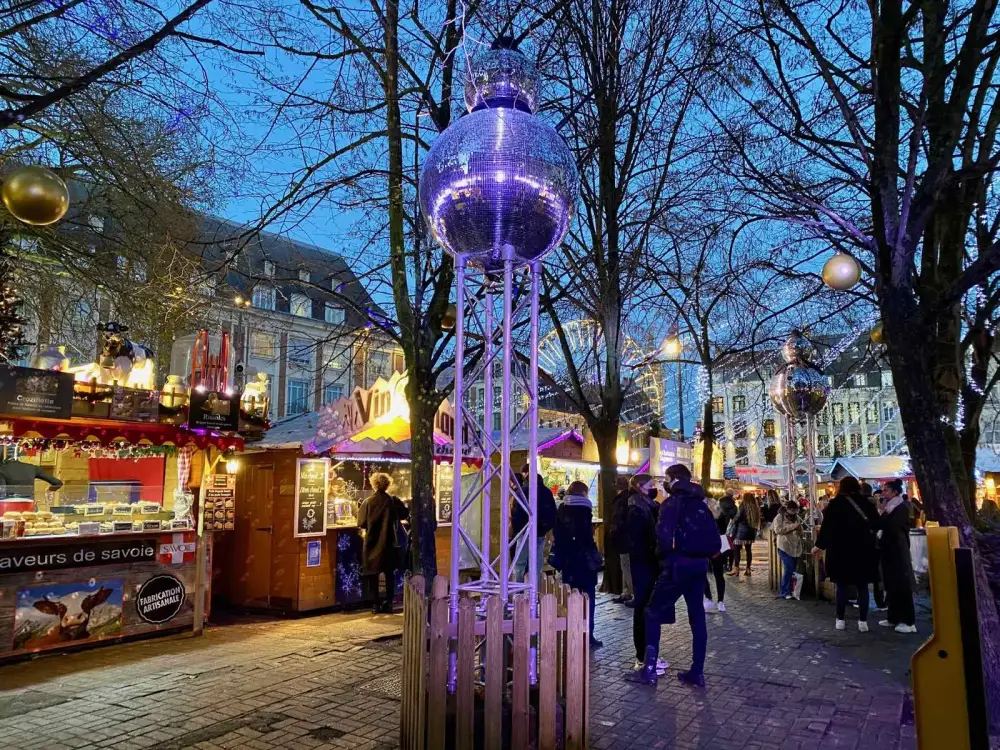 Marché de Noel à Lille , le 22 novembre 2025