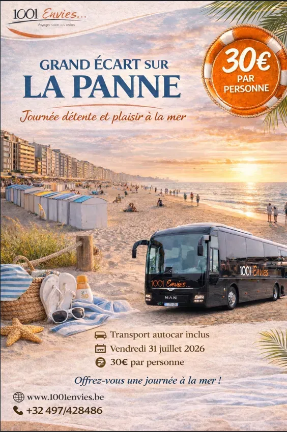 La Panne, le 31 juillet 2026