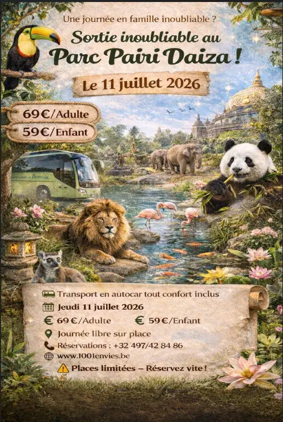 Pairi Daiza , le 11 juillet 2026