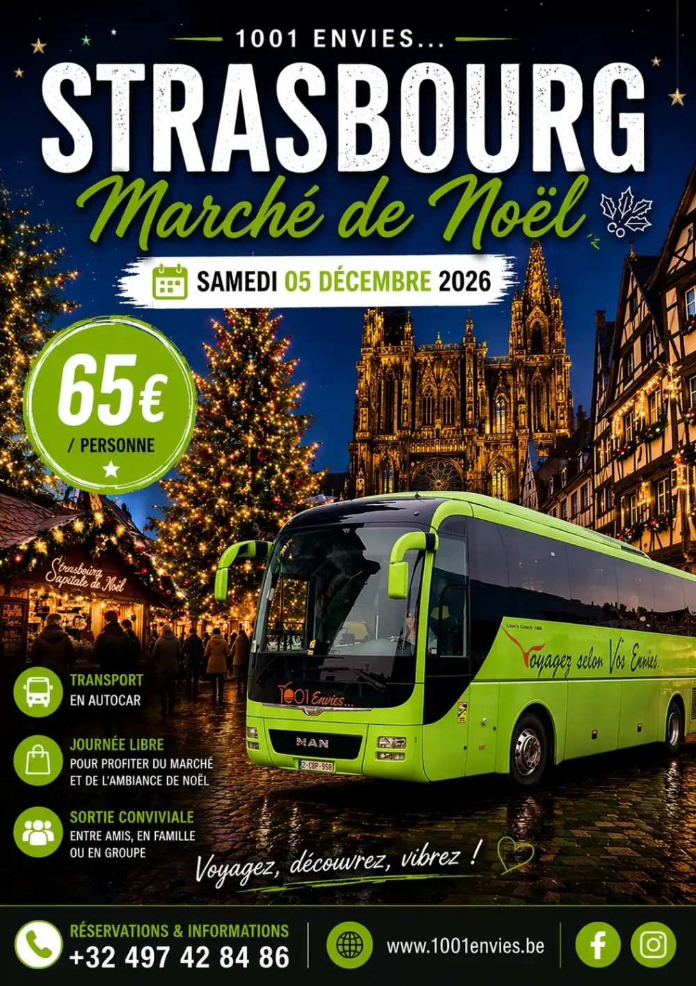 Marché de Noël à Strasbourg, le 5 décembre 2026