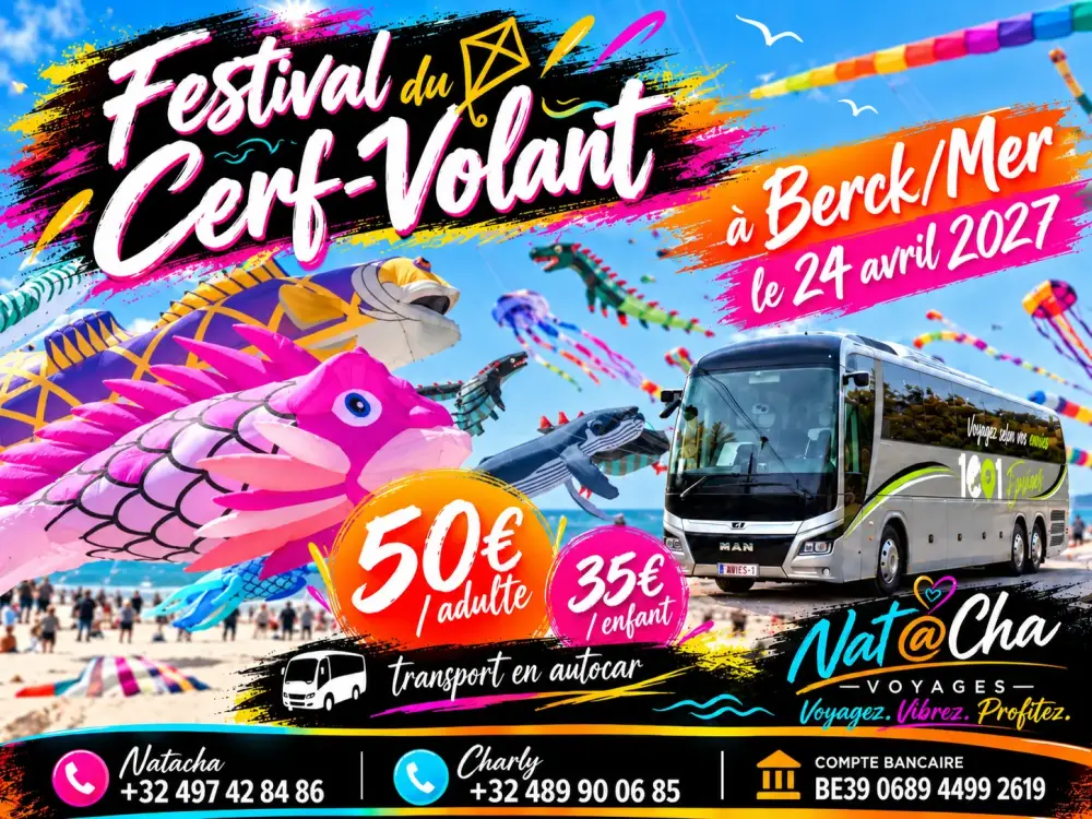 Festival des cerfs volants à Berck le 24 avril 2027