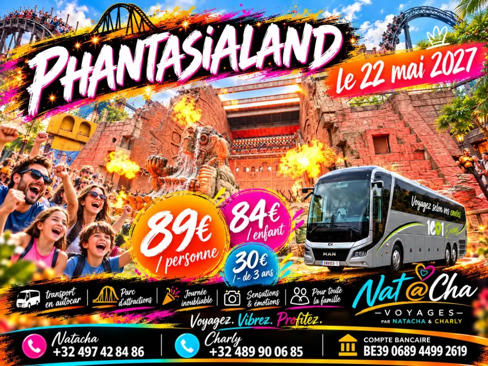 Affiche éclatante pour Phantasialand